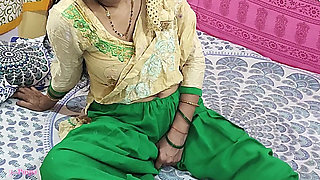 Maid Was Cleaning Her Boss Room Just Then Tear Her Salwar on Bed for Pussy Appeared Through Salwar Boss Fucked Hard
