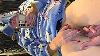 Polish MILF Wife Fingering Pussy and Clitoris - Dirty Talk & Saggy Tits