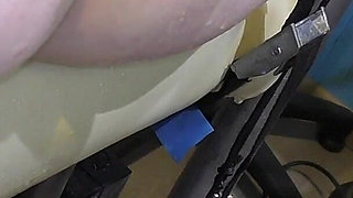 Far Spread Pussy Fucked by Machine 328 C
