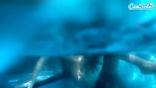 Teen Amateur Gets Crushed by Monster Black Cock Underwater