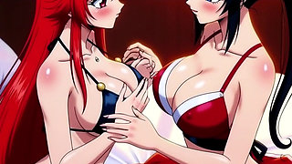 Rias Gremory & Mai Shiranui - Adult Animated Encounter