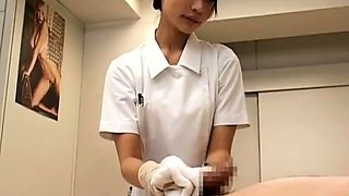 Asian Gives Handjob By The Pool