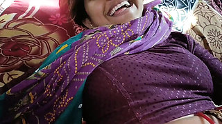 Indian desi bhabhi rough fucking in night with brutal anal and facial