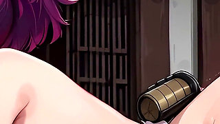 Creampie and Passionate Sex with the Shinobi Yuzuriha. Hell's Paradise 4K 90fps.