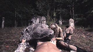 X Virtual 11 Walking Zombies in 180°