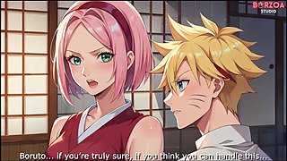 Sakura Haruno and Boruto - Movie - (3d/hentai)