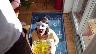 Teen Beauty Surrenders to Raw Piss Passion Play