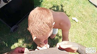 Markus Kage And Benjamin Blue - Stepson Seduction Sizzles On