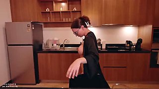 Horny Stranger Left Her Panties at the Laundromat – I Fucked Her to Give Them Back