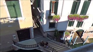 Amateur Blonde Babe's Rough Sex in Venice