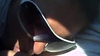 Blowjob in a Car with a Mouthful Ending