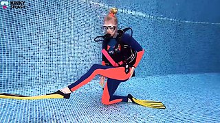 Lucy Laurens Underwater Lesbian Scuba Instructor POV Pussy Fuck Seduction