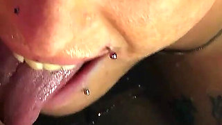 Blonde MILF Slut Masturbates with Giant Dildos and Squirts Meters Away!