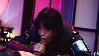 Rough sex for Asian slut Yhivi and facial