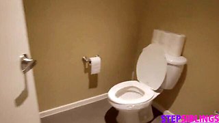 Step Siblings Caught - camel toe dirt