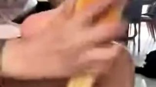 Amateur Foot Fetish Girlfriend Sucks and gives a Footjob