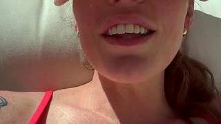 Amateur tennis player exposes her big boobs