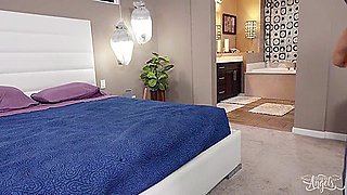 Naughty Mistress And Shemale Share Dudes Pucker