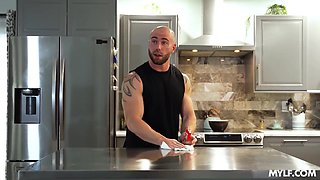 Abby Somers In Milf Gave Her Stepson A Chore, To Lick And Fuck Her Asshole