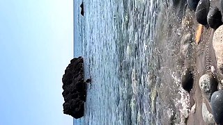 Public Beach JOI Vlog Outdoor Bikini