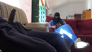 Unfaithful Turkish Muslim Wife Could Not Oppose His Massive Big Black Dick