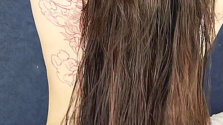 Asian Woman Suffers From Hiccups