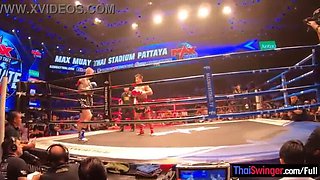 Asian Amateur Couple: Big Cock, Big Ass Thai Girlfriend & Intimate Sex After Muay Thai Fight