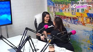 Flavia Oliver Gives Oral to Natasha Steffens in California Podcast Session