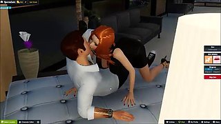 3D Multiplayer Fucking: Doggy, Missonary  Licking Porn