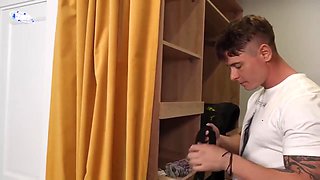 Ann Goddess, Pimpal Bill And Tim Team - Panty Thief Trains A Lesson With Cronys Vagina Eating, Double Blowjob And Orgasm