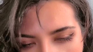 Close up view of a dude jerking off