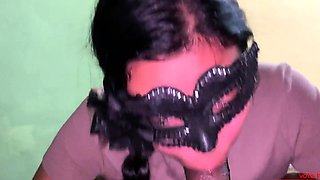 Submissive Latina Teen with Braces Gives POV Blowjob