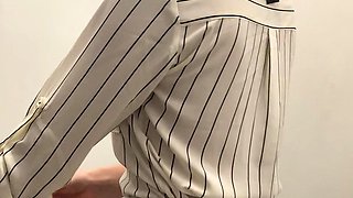 Sexy black amateur caught taking a shower on hidden cam