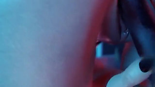 Judy Pussy Fucking Herself From Behind with a Nice Dildo