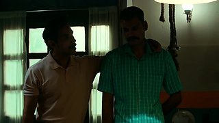 Indian pair celebrating their anniversary inside bedroom