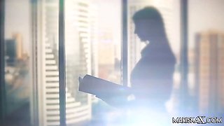 MARISKAX Backdoor office play with Vitoria Vonteese