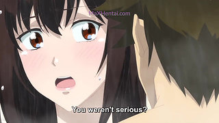 First Time Having Sex Secretly in the Public Woman's Bathroom (Uncensored) Eng Sub