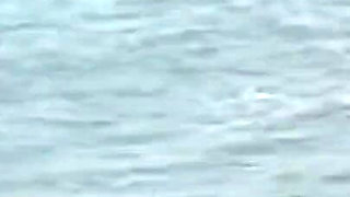 Horny Redhead Babe Fingers Pussy on Wild Beach