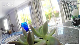 Nina North Gets Caught Masturbating