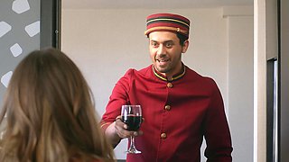 A sexy couple fucked by a big black cock - kaira love