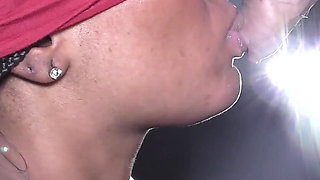 Jerk Slow Motion Cum in Mouth Swallow