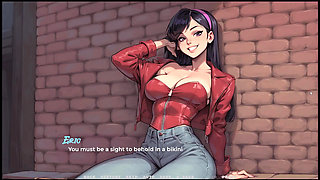 My New Girlfriend  Taboo Hentai Game  Ep.23 Caught Giving a Handjob in the Back Alley!