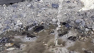 Public Pissing Compilation in Nature! Car Trip! POV!