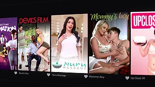 NURU MASSAGE - Perfect Wife Invites A Firl To A Threesome For Her Hubbys Birthday Gift