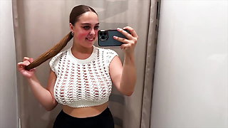 TRY ON HAUL BEFORE SCHOOL (YES...MY BOOBS ARE REAL) PART 2