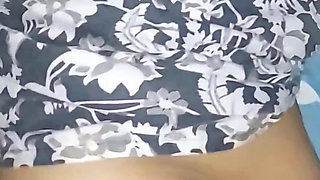 Voyeur and Multiple Orgasm at Hotwife at Midnight When She Is Not Awake