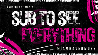 Haven Moss Has Sex on the Kitchen Table