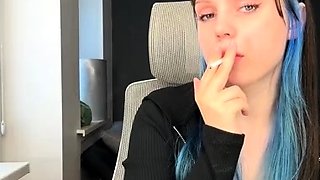 Curly Blonde Teen Records Solo Dildo Masturbation More at