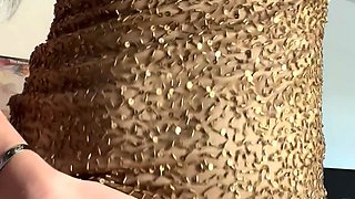 Cute amateur brunette naughty in solo jerking show on camera