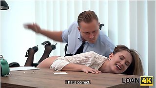 Naughty Babe Seduced A Stranger In The Office And Got Spanked For Her Slutty Behavior - Una Fairy And Stanley Johnson